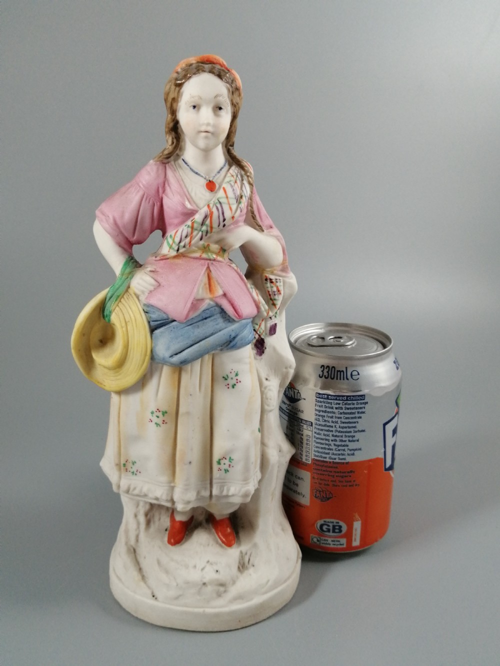Antique bisque porcelain figurine, stunning quality, France,18 th- 19th century. View XIII