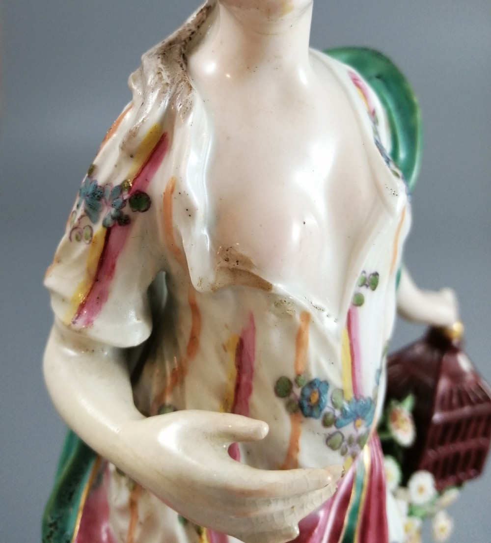 Antique Derby figure: Air, one of the Four Elements,c. 1756-1765,Very Rare View XVI