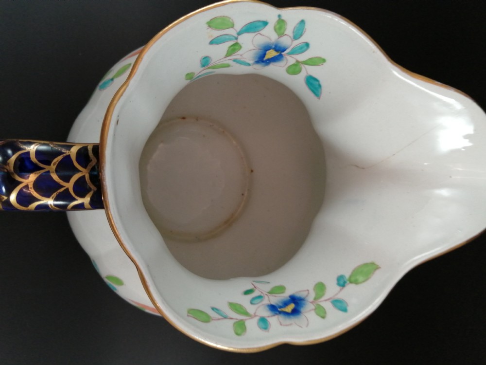 Antique Masons Ironstone Pitcher & Basin,circa 1840 View V