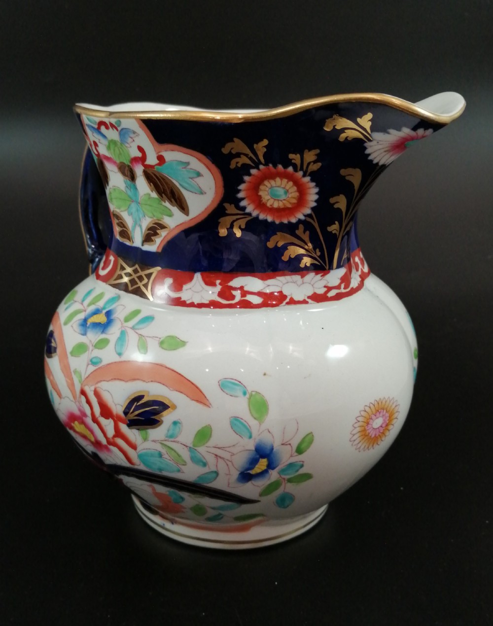 Antique Masons Ironstone Pitcher & Basin,circa 1840 View IX