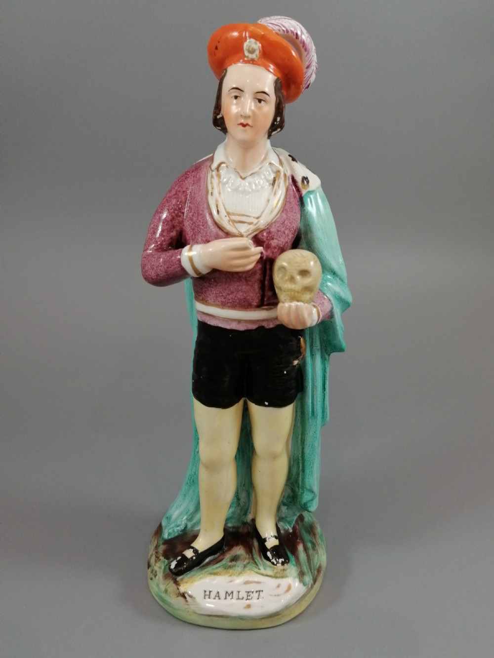 ANTIQUE STAFFORDSHIRE FIGURE OF HAMLET