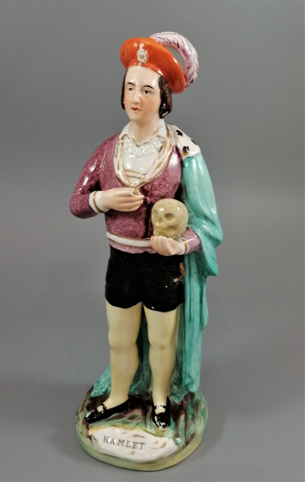 ANTIQUE STAFFORDSHIRE FIGURE OF HAMLET View II