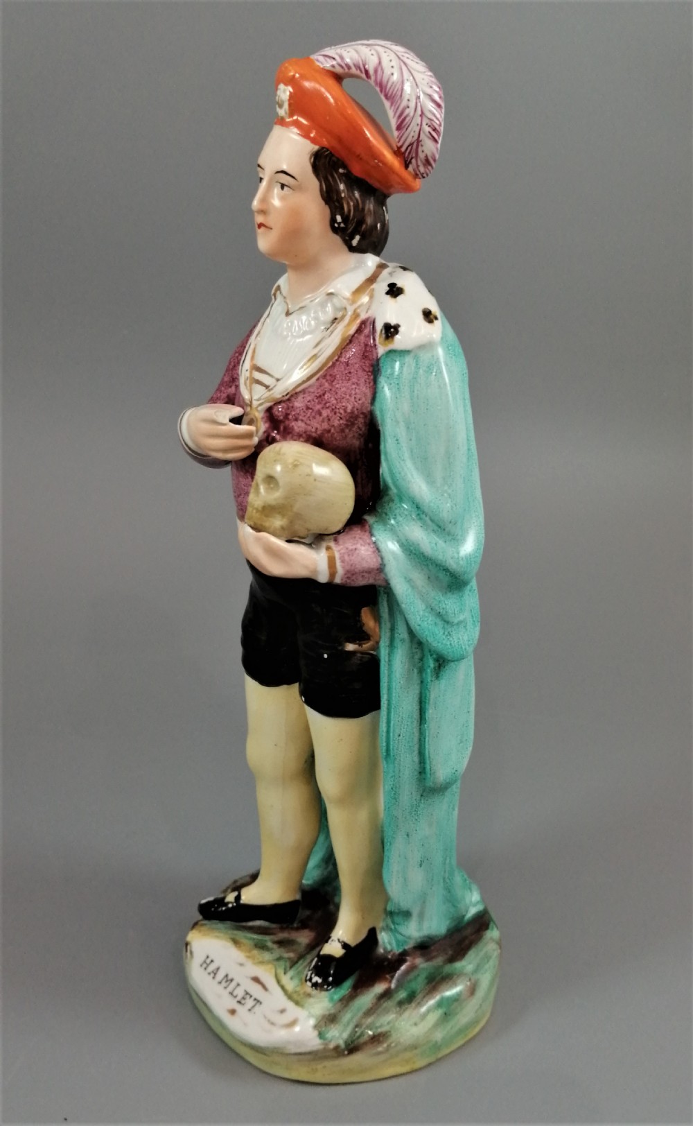 ANTIQUE STAFFORDSHIRE FIGURE OF HAMLET View III