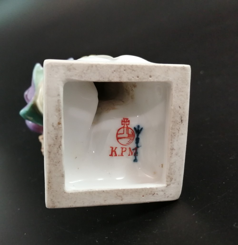 Antique KPM porcelain figurine View X