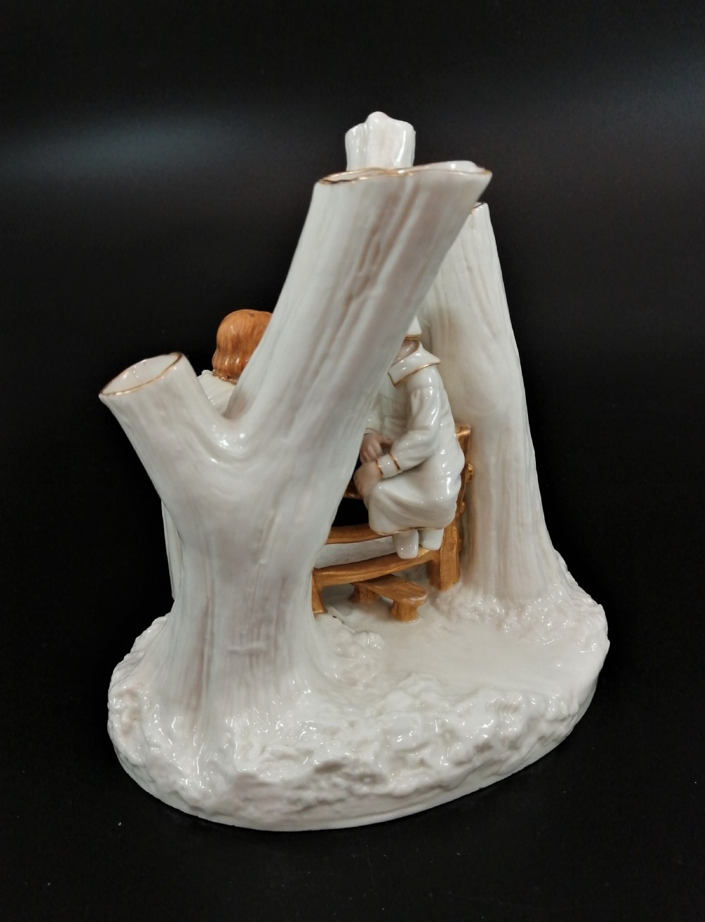 Royal Worcester 'Country Courtship' group, James Hadley,1884 View V