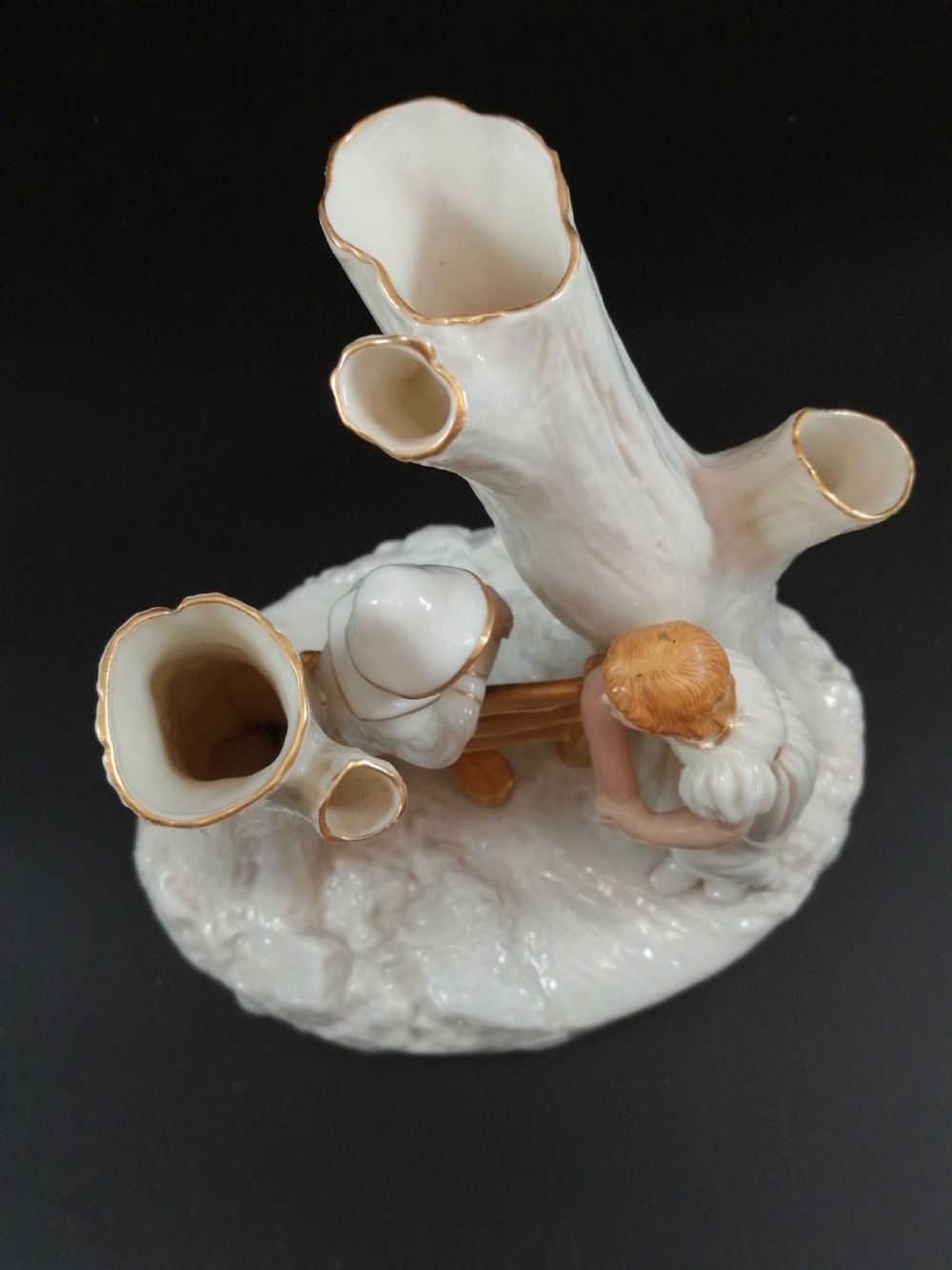 Royal Worcester 'Country Courtship' group, James Hadley,1884 View XI