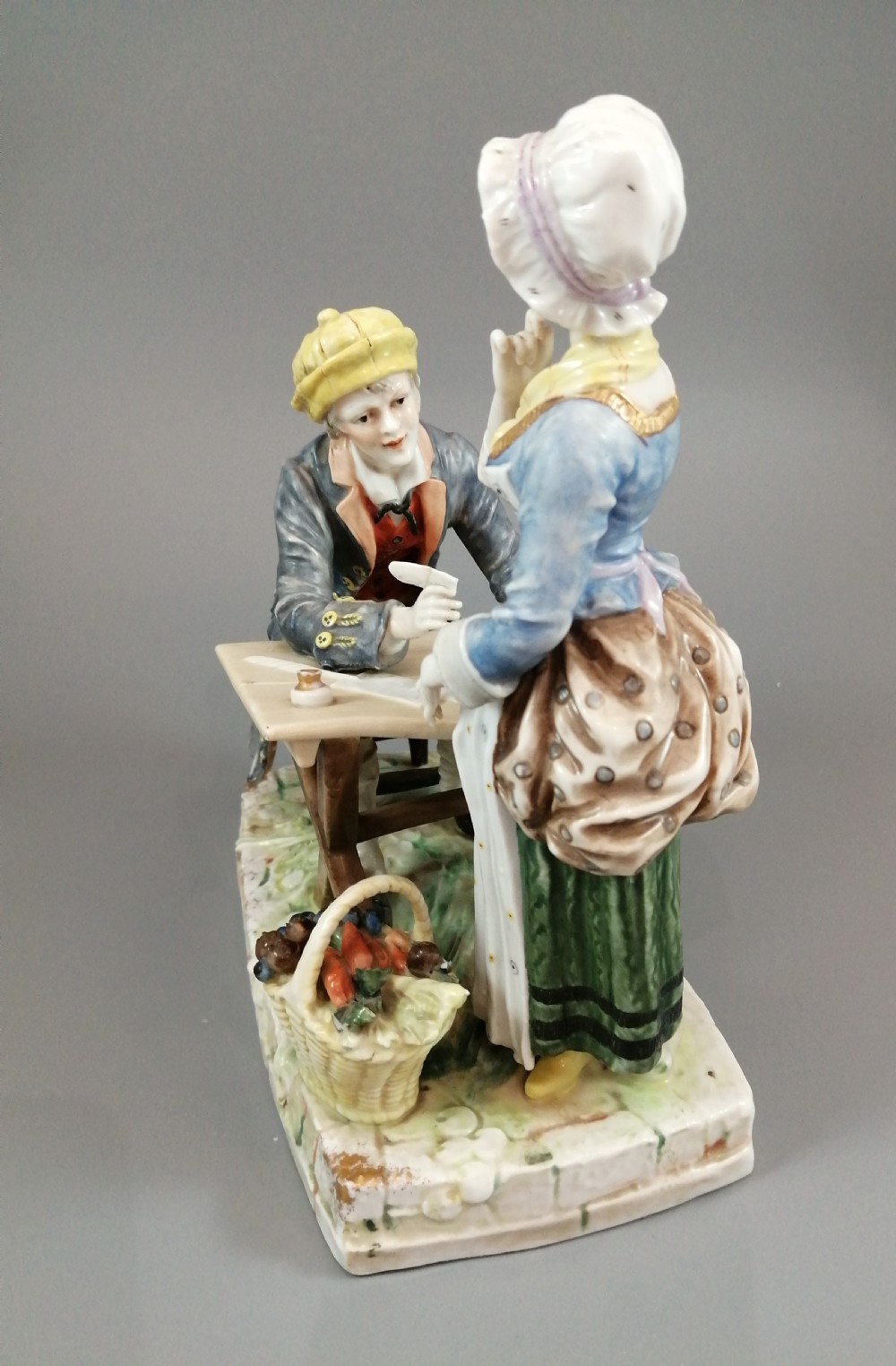 Antique porcelain figurine Ackermann & Fritze Volkstedt 