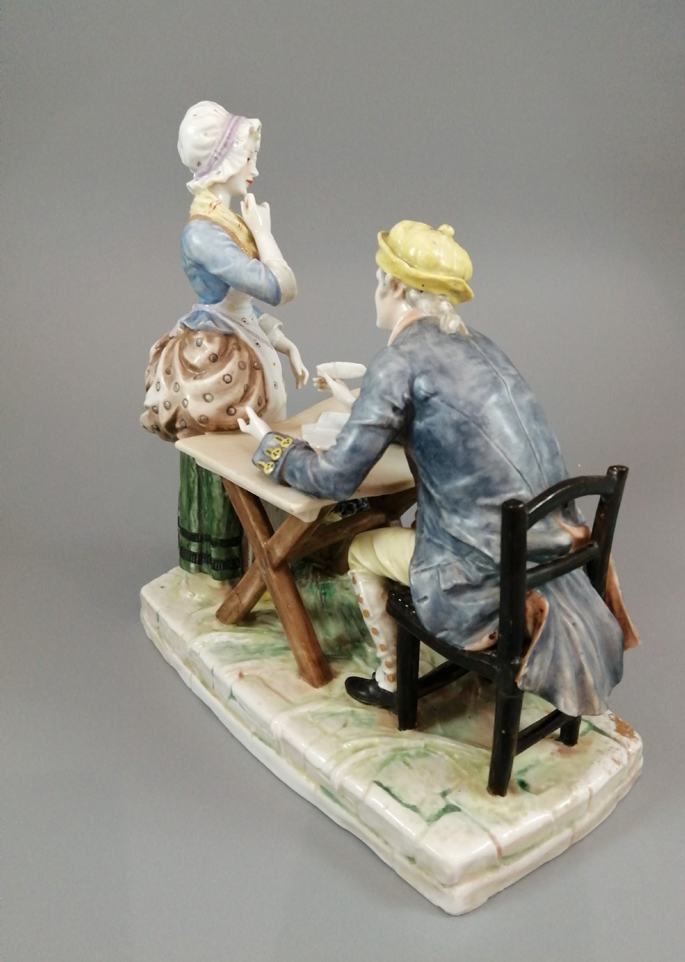 Antique porcelain figurine Ackermann & Fritze Volkstedt 