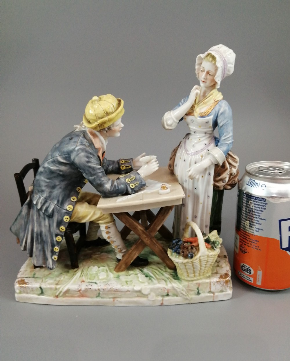 Antique porcelain figurine Ackermann & Fritze Volkstedt 