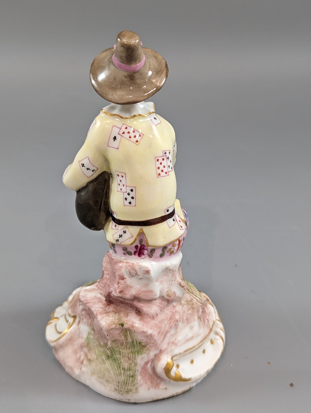 Porcelaine de Paris, Marx Eugene Clauss, Harlequin playing the bagpipe View IV