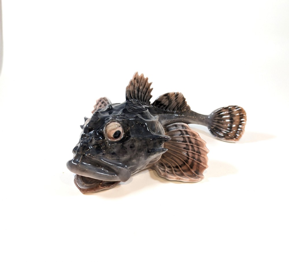 A very rare Royal Copenhagen 371 Scorpion Fish View II