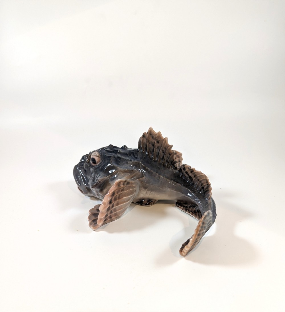 A very rare Royal Copenhagen 371 Scorpion Fish View IV