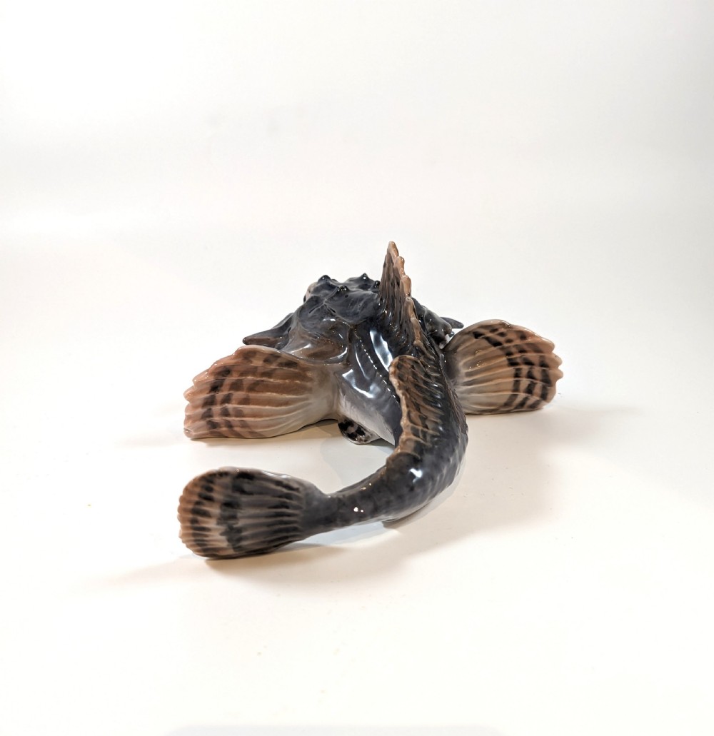 A very rare Royal Copenhagen 371 Scorpion Fish View V