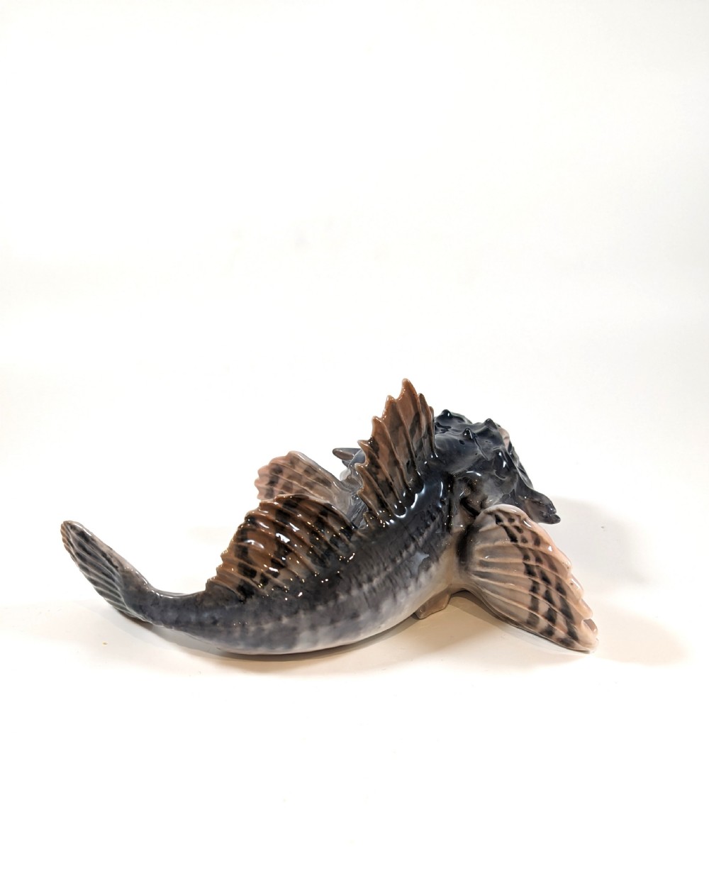 A very rare Royal Copenhagen 371 Scorpion Fish View VI