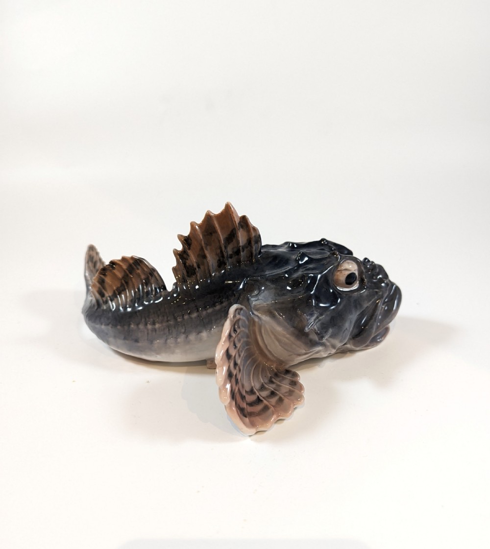 A very rare Royal Copenhagen 371 Scorpion Fish View VII