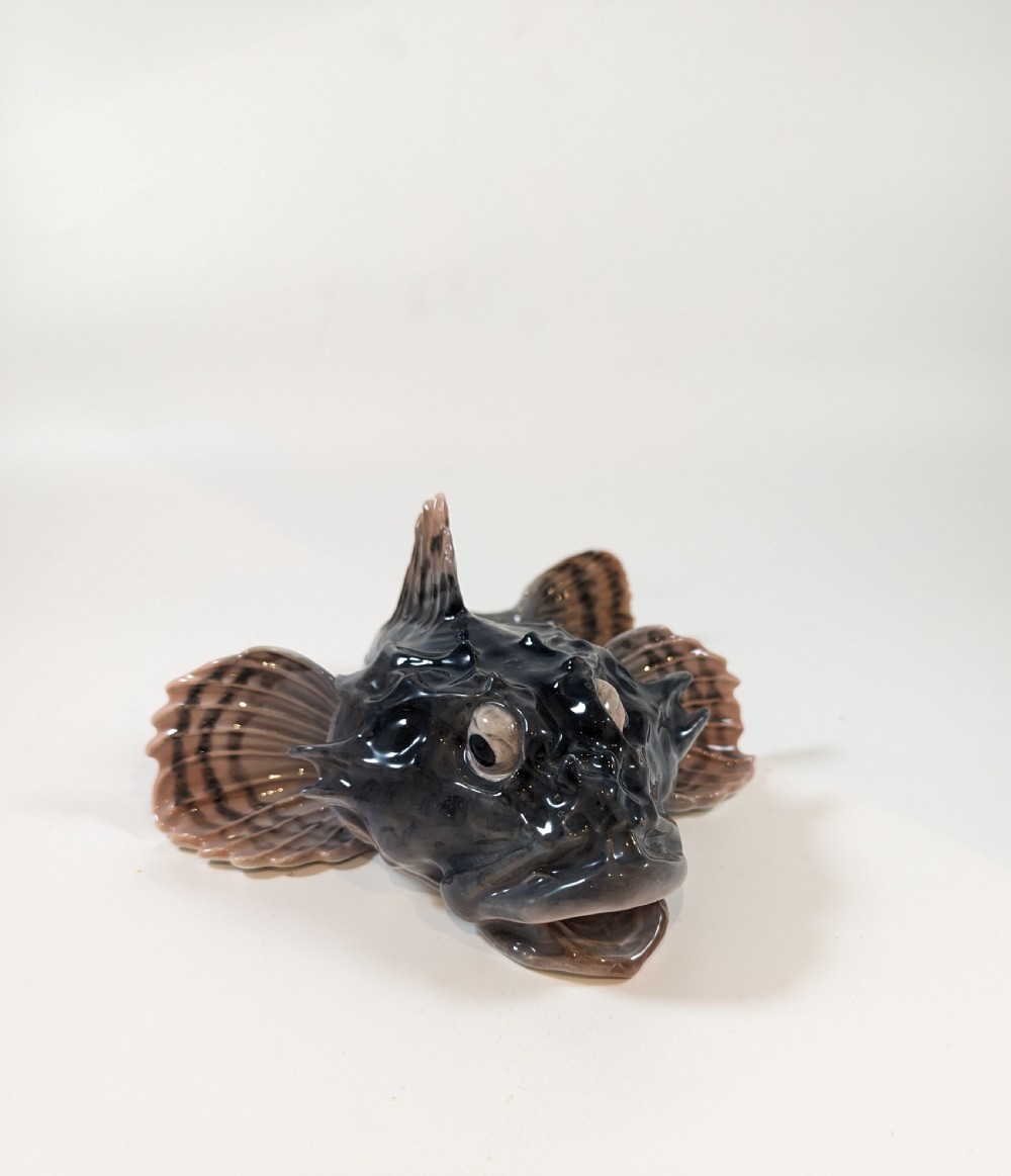 A very rare Royal Copenhagen 371 Scorpion Fish View IX