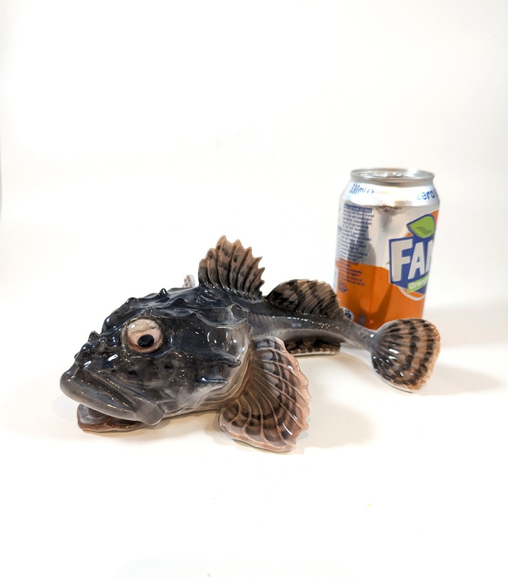 A very rare Royal Copenhagen 371 Scorpion Fish View XV