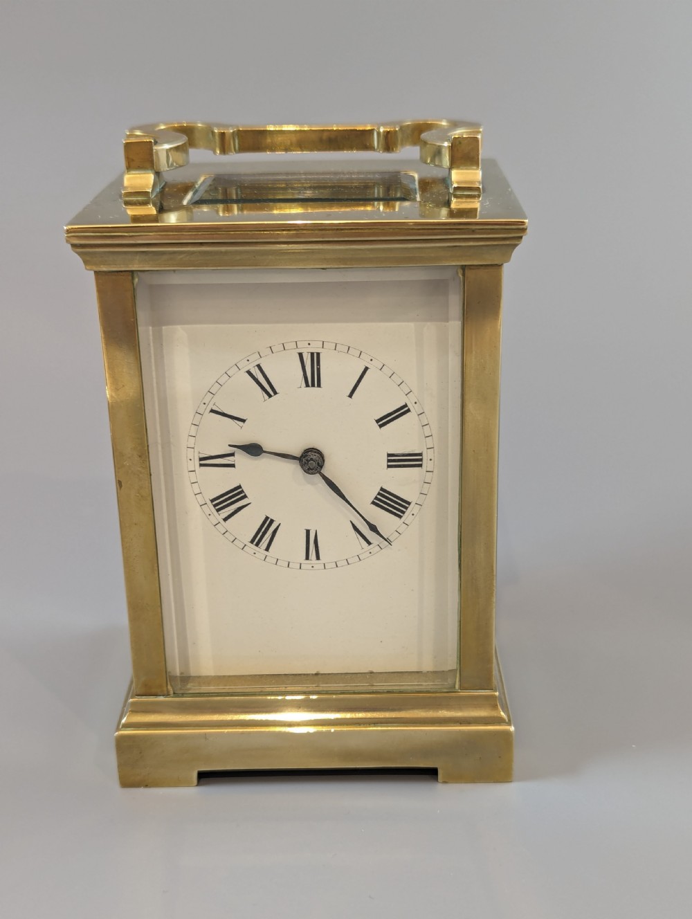 Antique French 8-day  carriage clock with striking gong View II