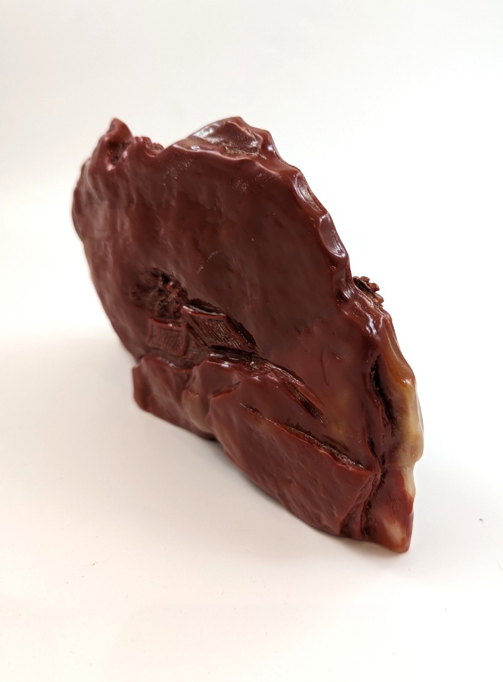 Chinese carving made from  rare  chicken-blood stone View V
