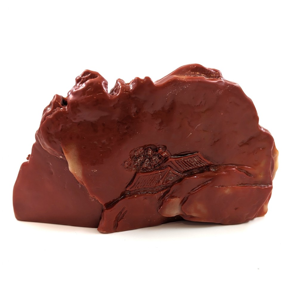 Chinese carving made from  rare  chicken-blood stone View VI