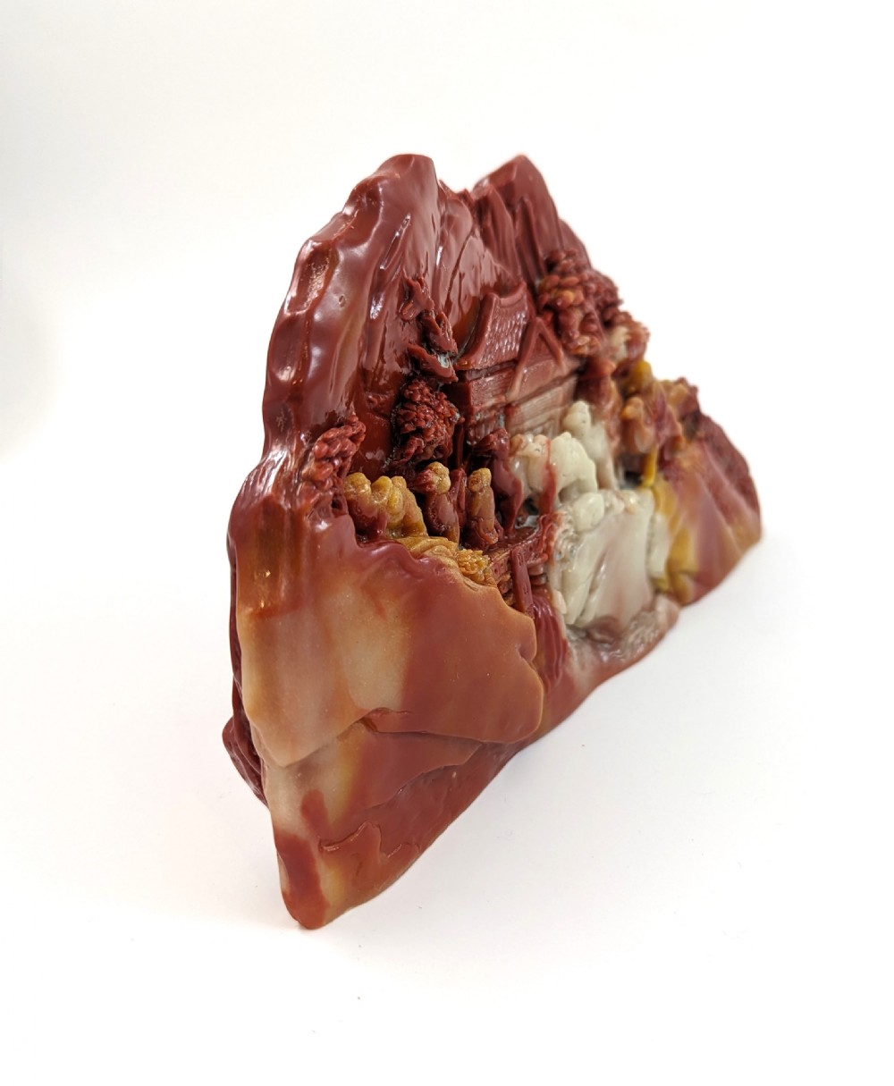 Chinese carving made from  rare  chicken-blood stone View VII
