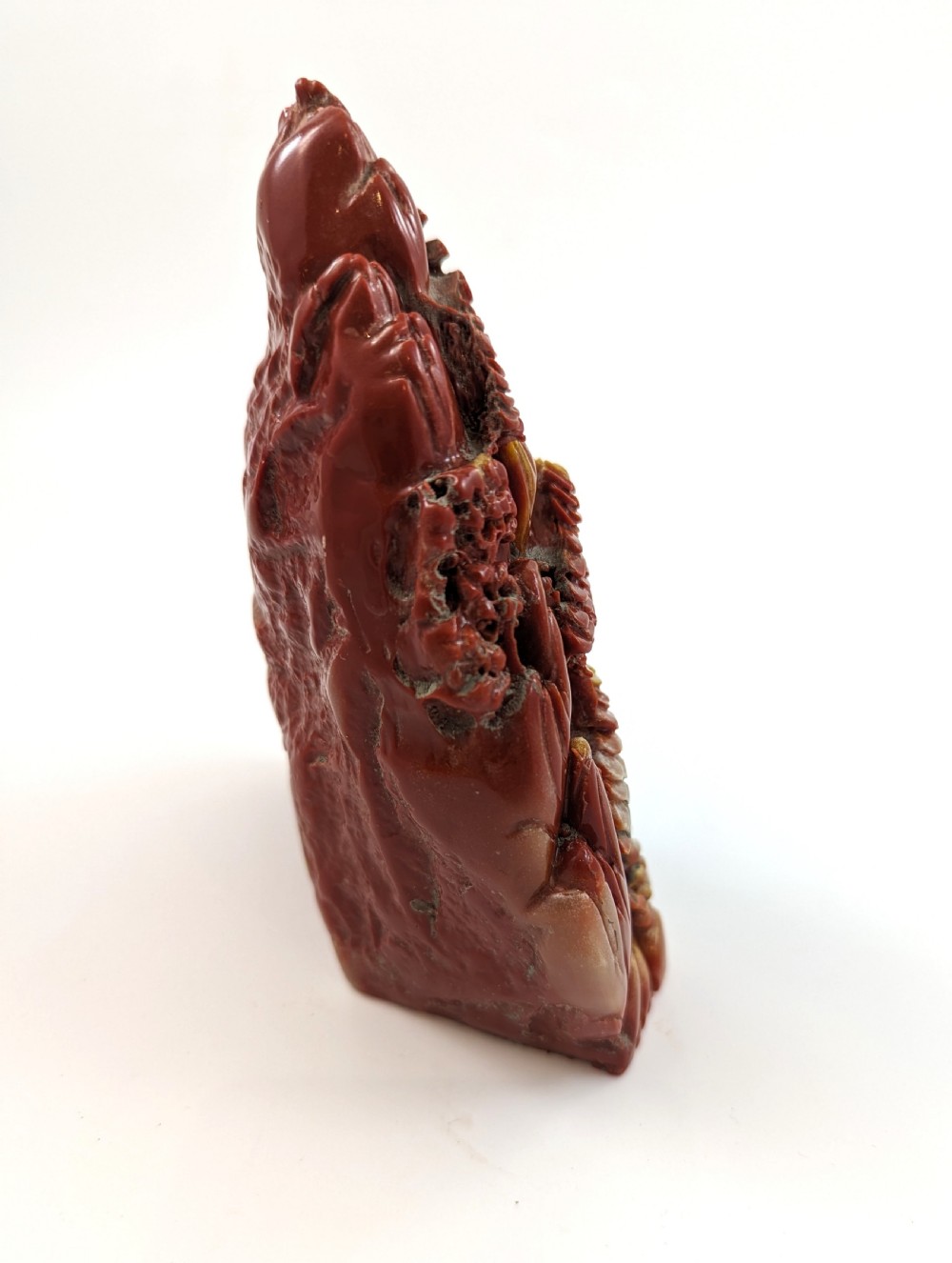 Chinese carving made from rare chicken-blood stone View VII