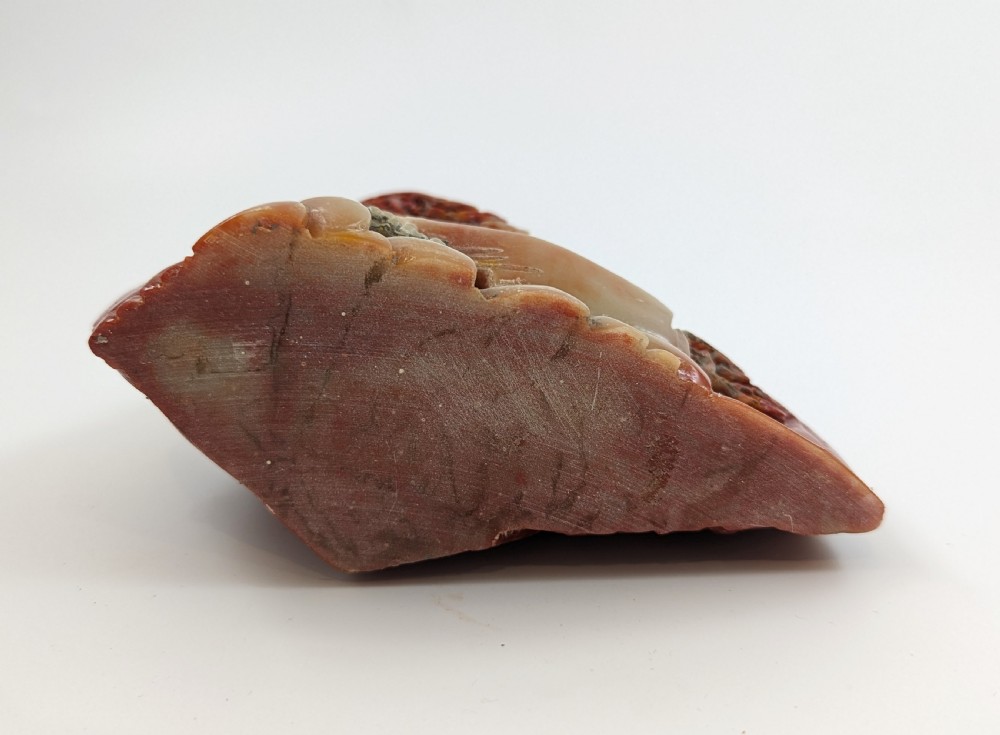 Chinese carving made from rare chicken-blood stone View X