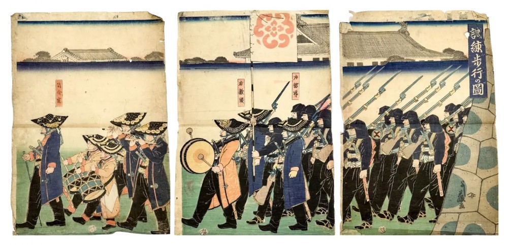 Edo period colour on paper 