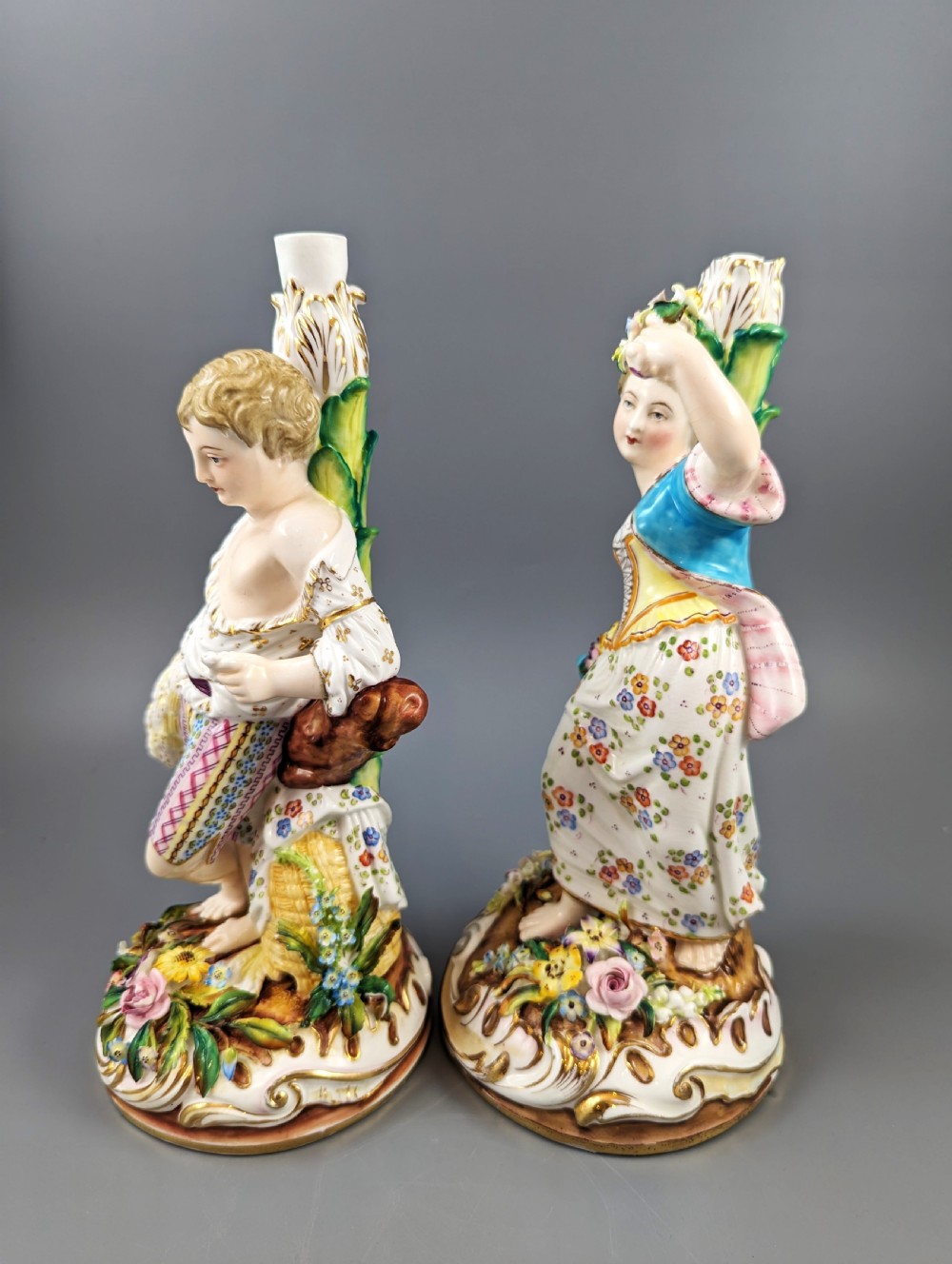 John Bevington figural candlesticks, c. 1880
 View II