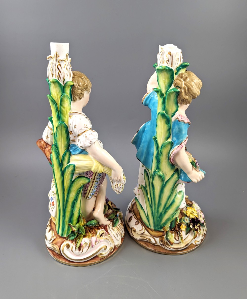 John Bevington figural candlesticks, c. 1880
 View V