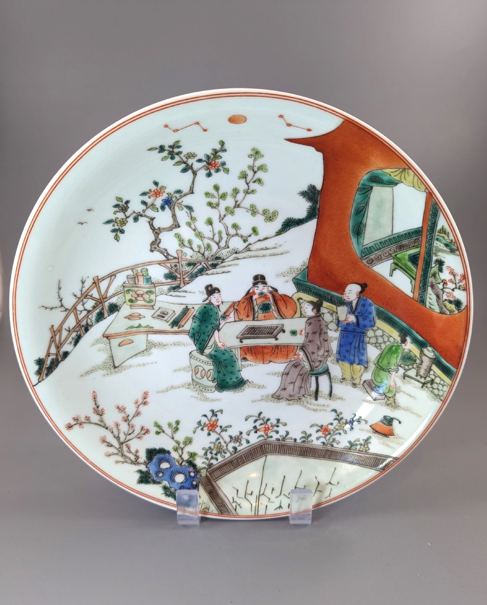 Chinese Qing Dynasty Kangxi Period porcelain plate