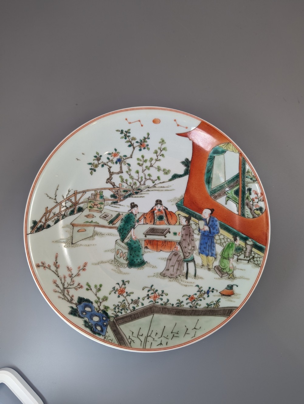 Chinese Qing Dynasty Kangxi Period porcelain plate View VI