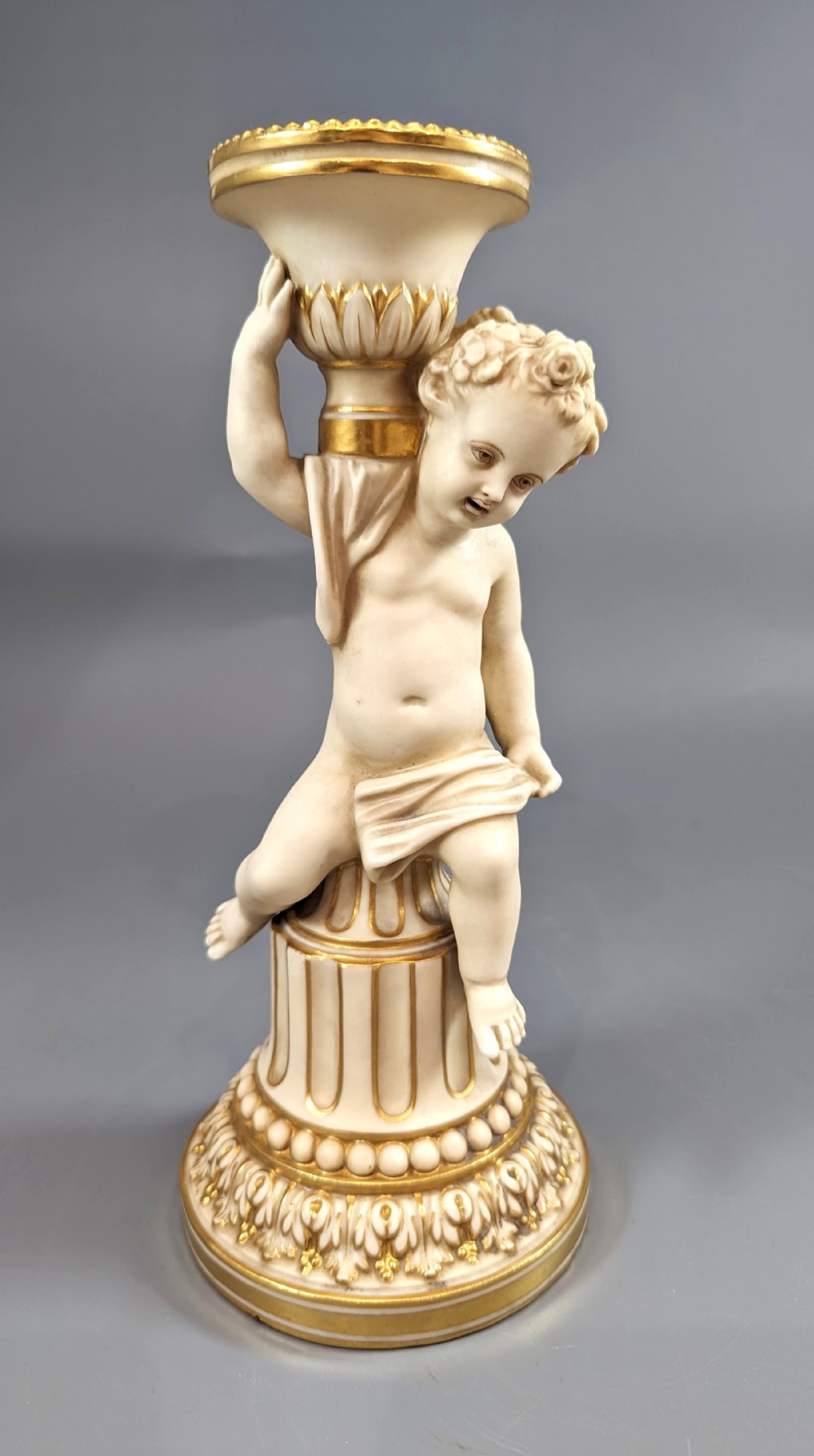 Antique Minton candlestick ,1892