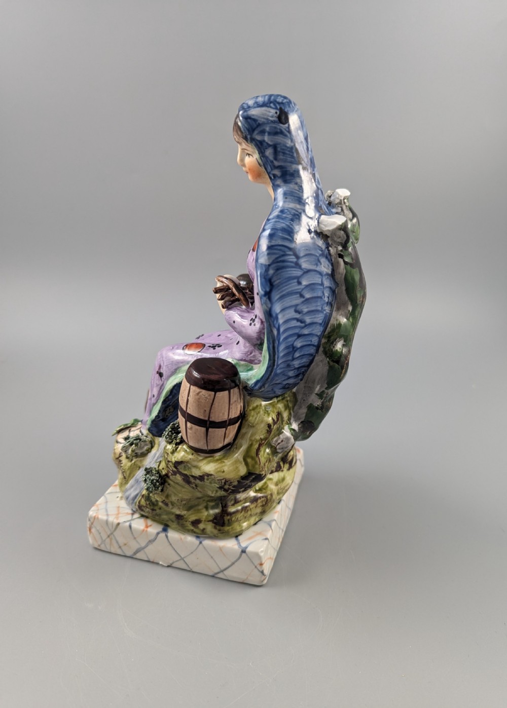 The Widow of Zarephath Staffordshire pottery figure, 9