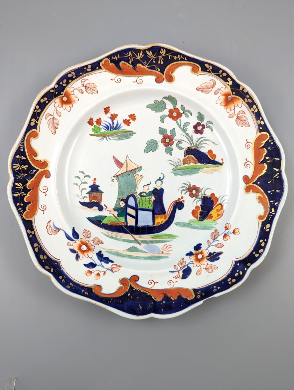  John Ridgway ironstone plate, pattern 5057, Royal Arms mark, c.1830 View IV