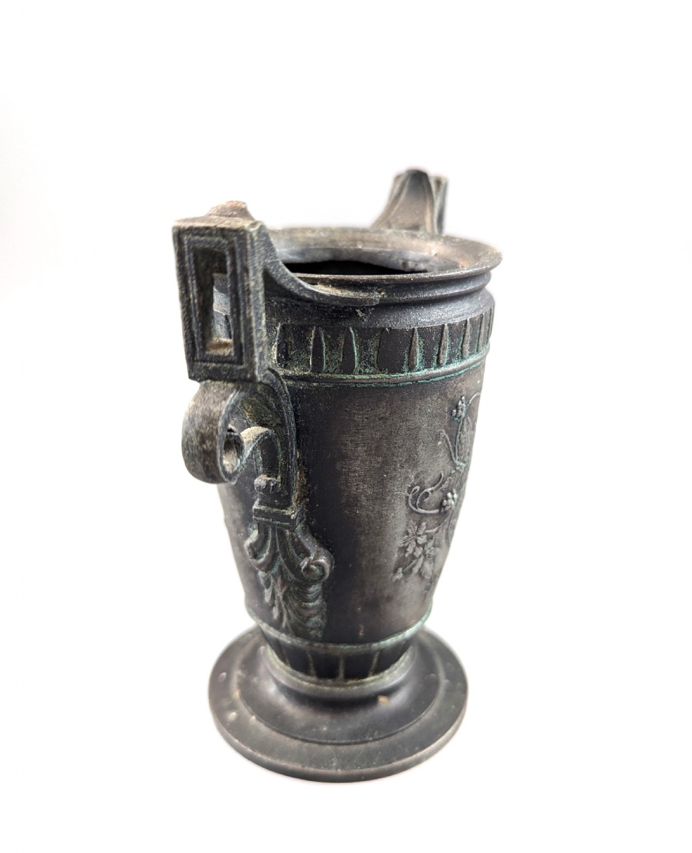 
A classical Greek-style pewter amphora Jules Brateau, circa 1900 View III