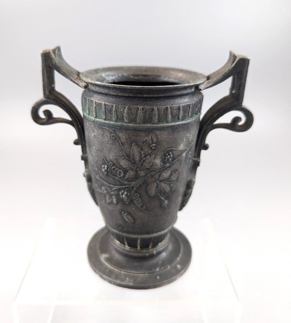 
A classical Greek-style pewter amphora Jules Brateau, circa 1900 View IX