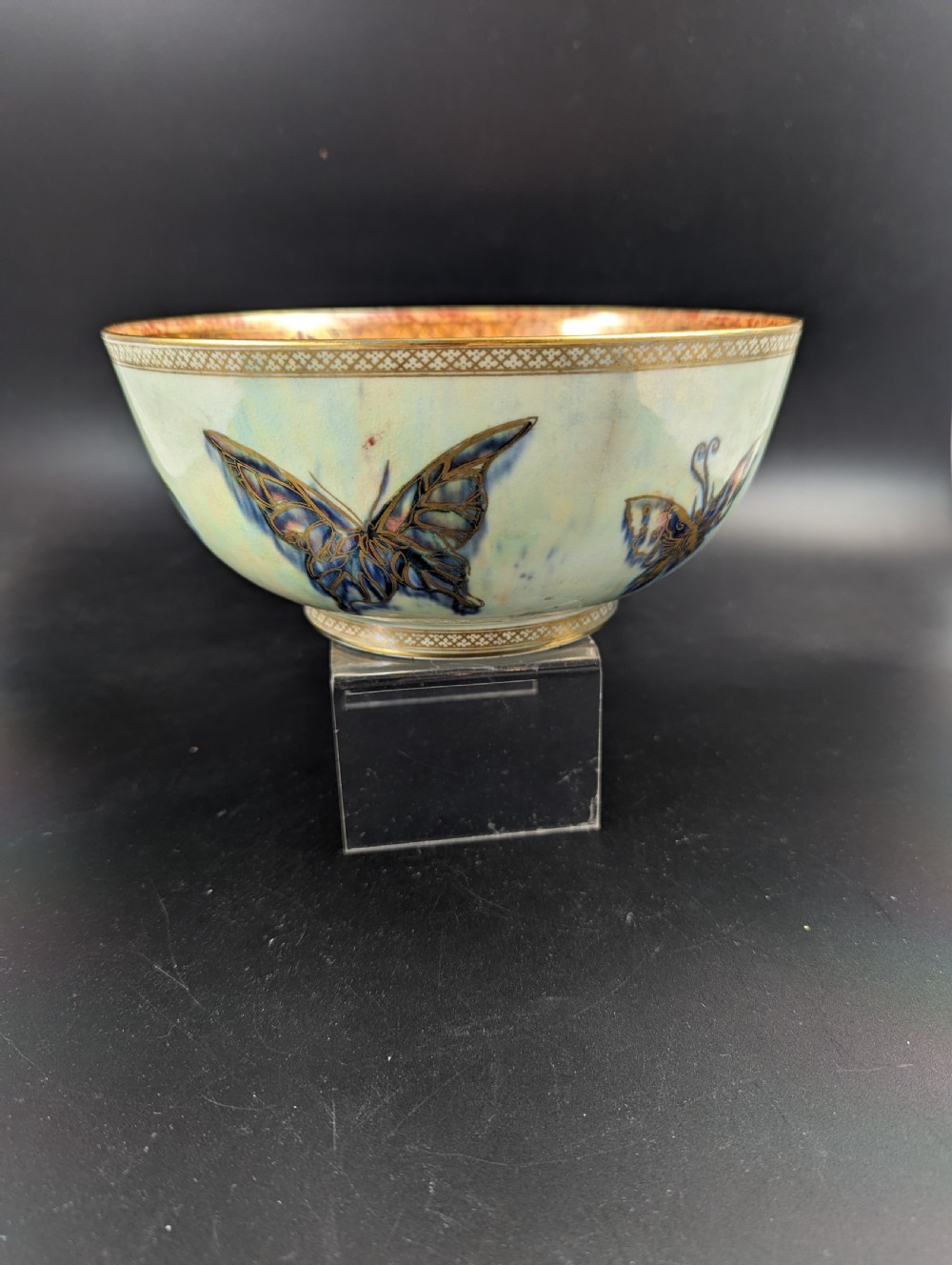 Wedgwood large Pearl Lustre Butterfly bowl , Daisy Makeig Jones , c.1920 View IV