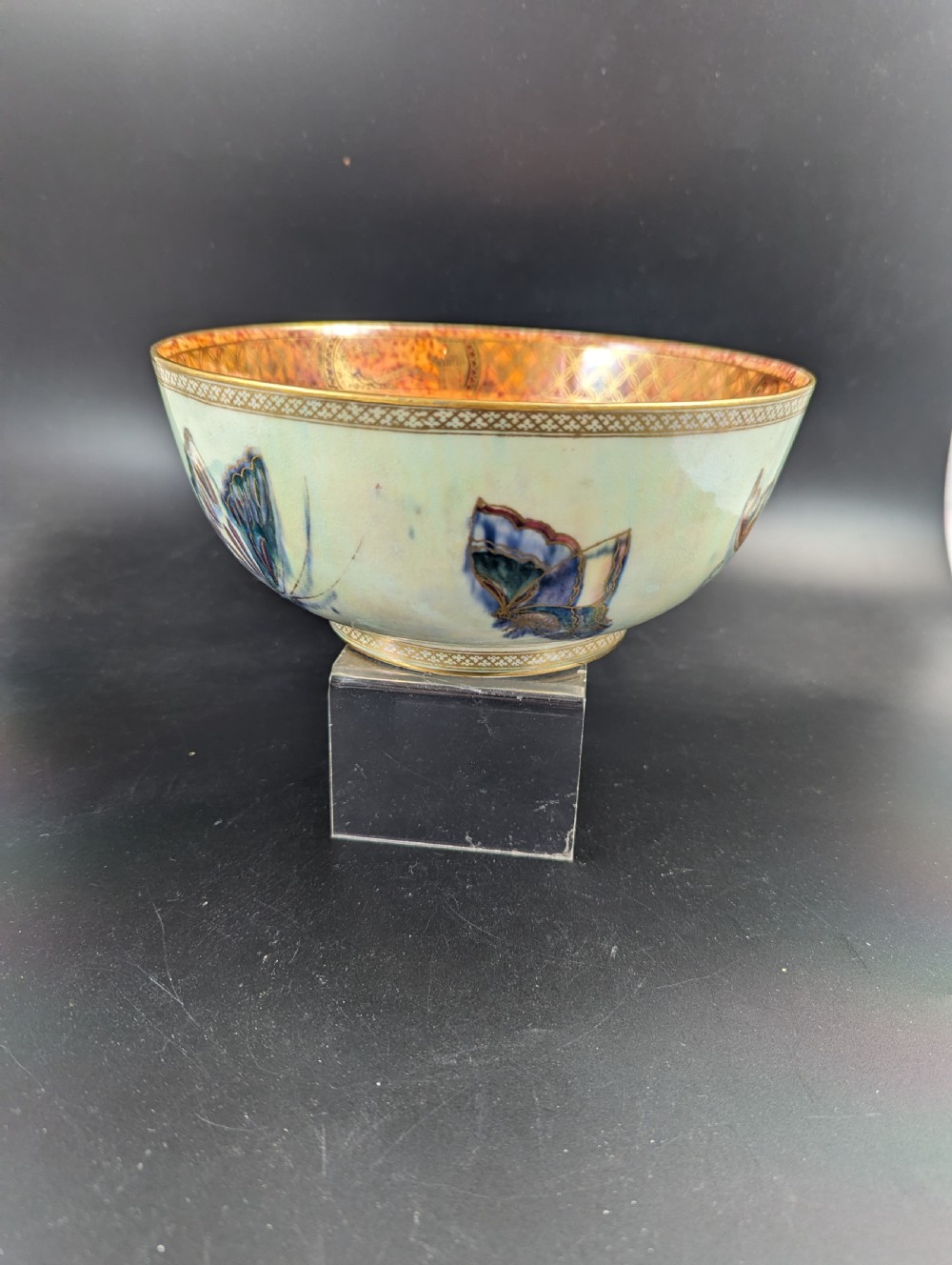 Wedgwood large Pearl Lustre Butterfly bowl , Daisy Makeig Jones , c.1920 View VII