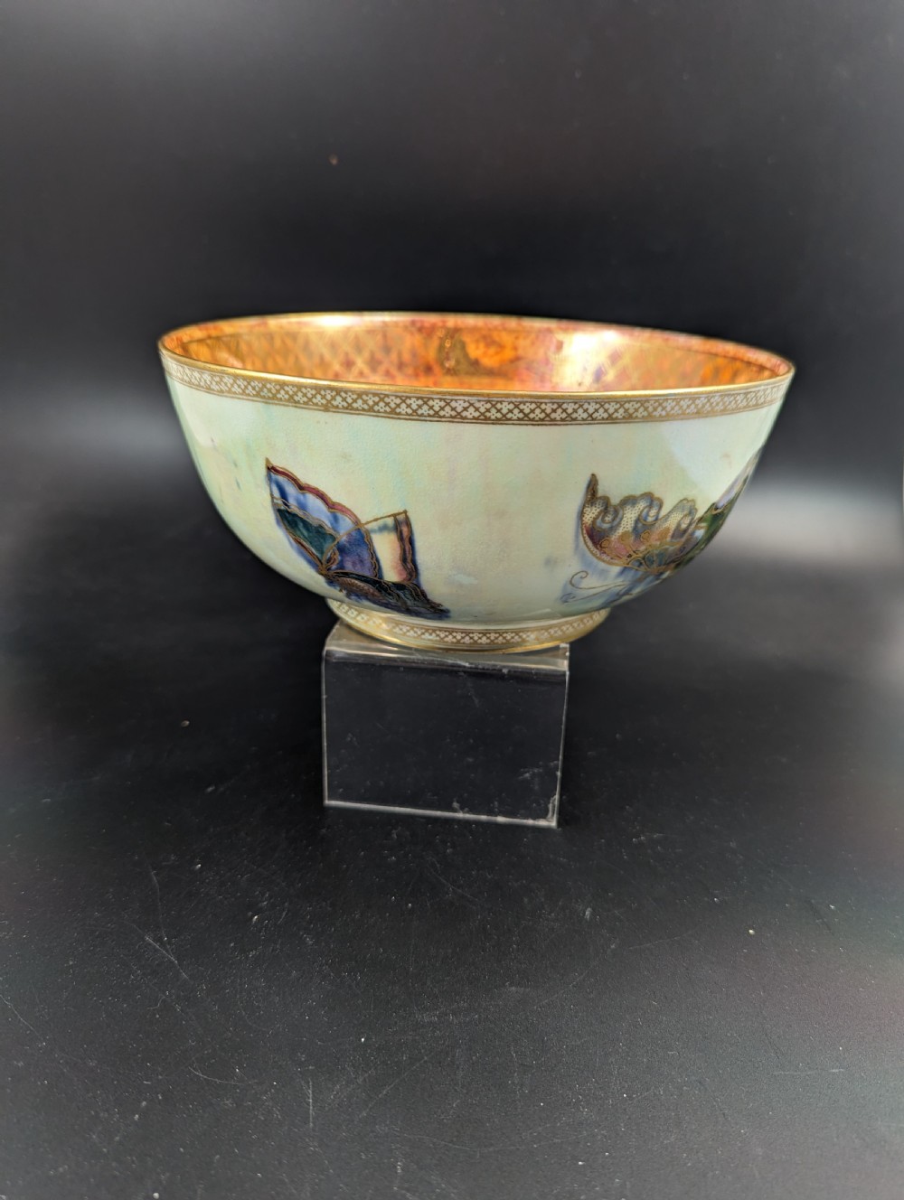 Wedgwood large Pearl Lustre Butterfly bowl , Daisy Makeig Jones , c.1920 View VIII