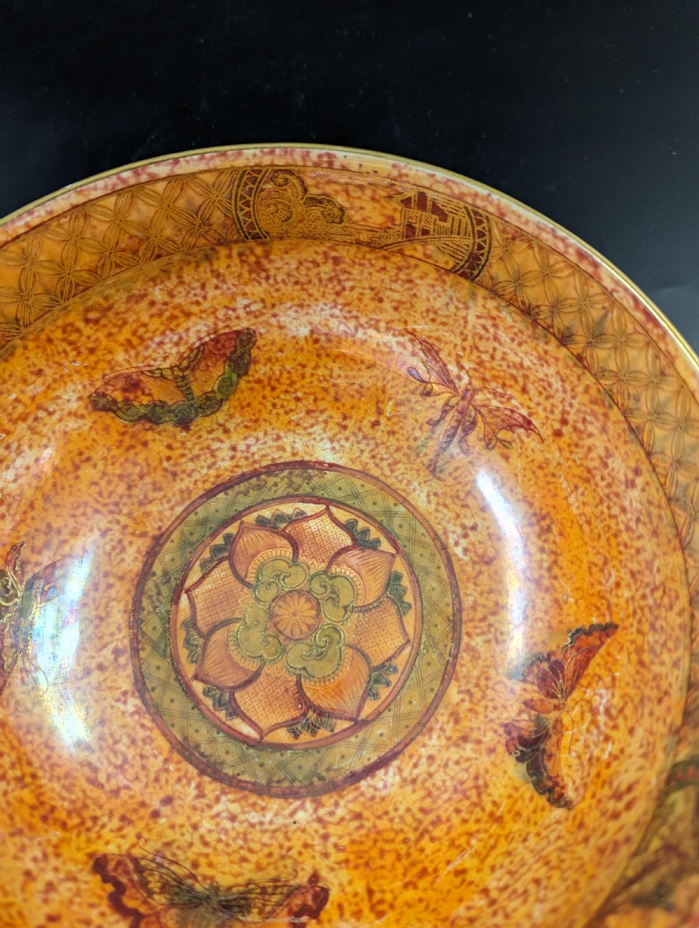Wedgwood large Pearl Lustre Butterfly bowl , Daisy Makeig Jones , c.1920 View XI
