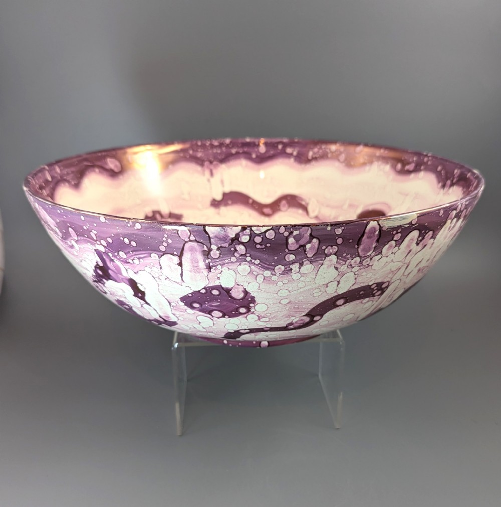 Sunderland Pink Lustre Large Bowl with transfer ‘Ship Caroline’, c. 1899. View II