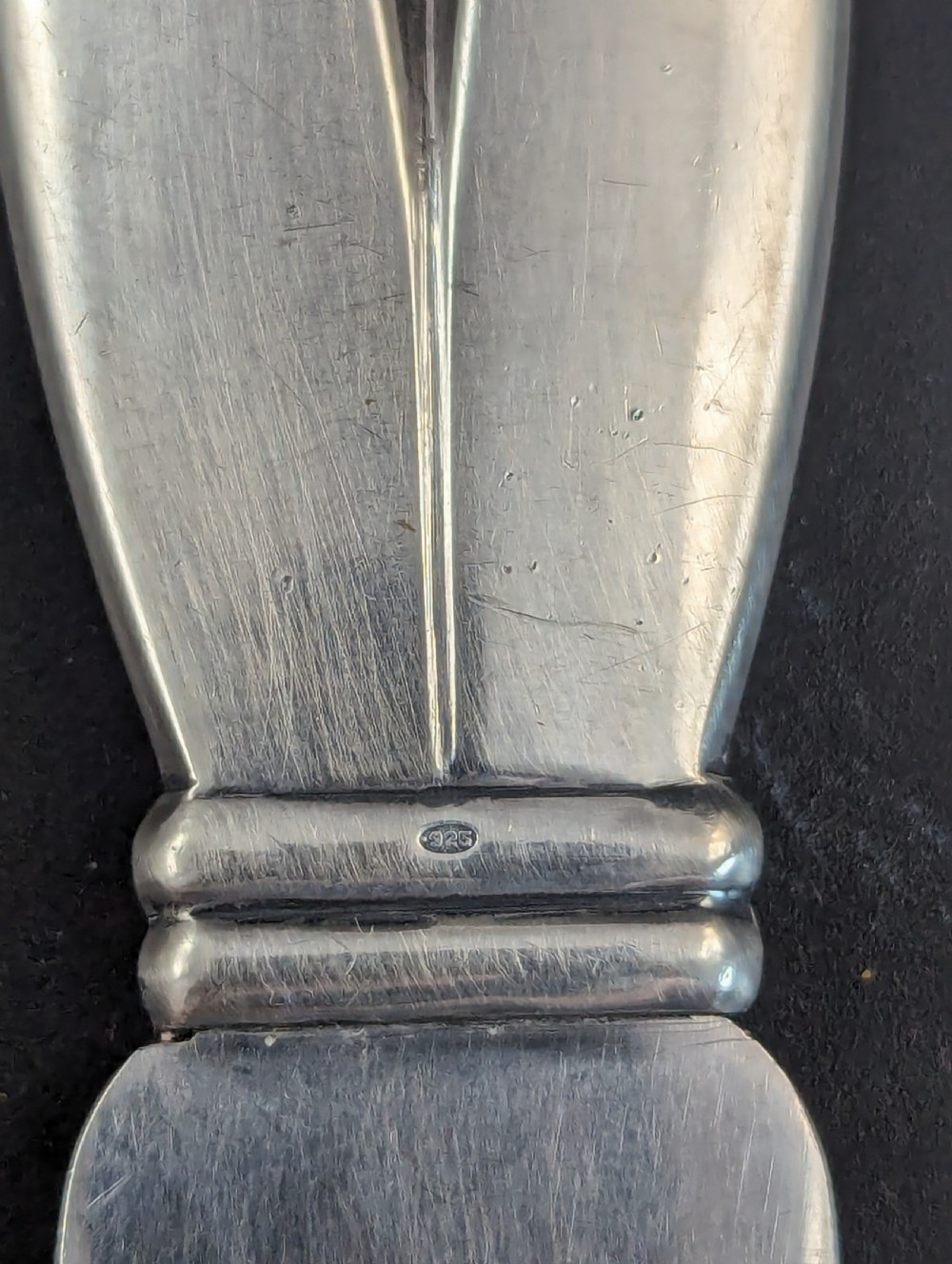 Frantz Hingelberg.Silver and stainless steel letter opener.c 1935 View VII
