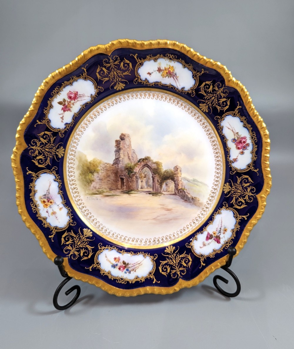 Royal  Worshester  Cabinet  Plate by John Stinton, c. 1912.  