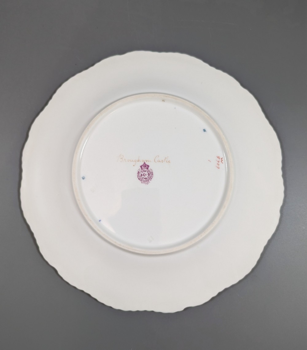 Royal Worcester Cabinet Hand Painted Plate by John Stinton, 1915. View X