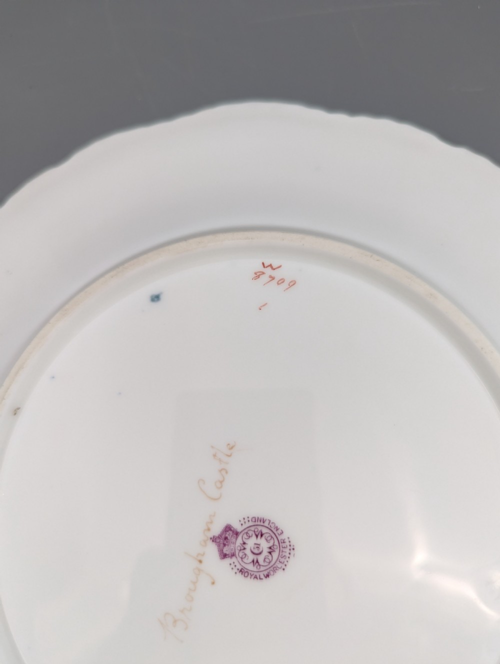 Royal Worcester Cabinet Hand Painted Plate by John Stinton, 1915. View XII