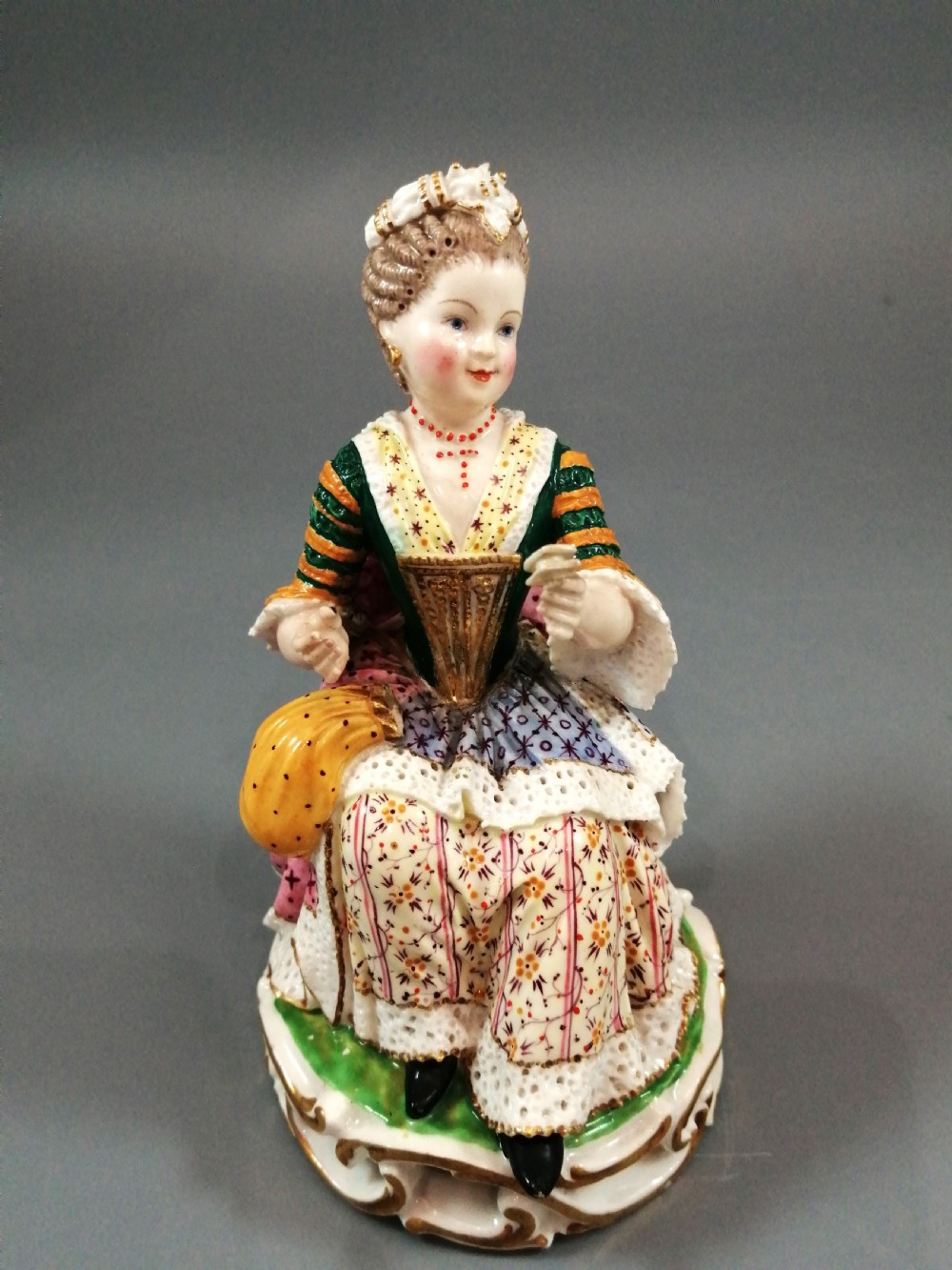 Antique Derby Porcelain Figurines of Young Pair, c.1780 View X