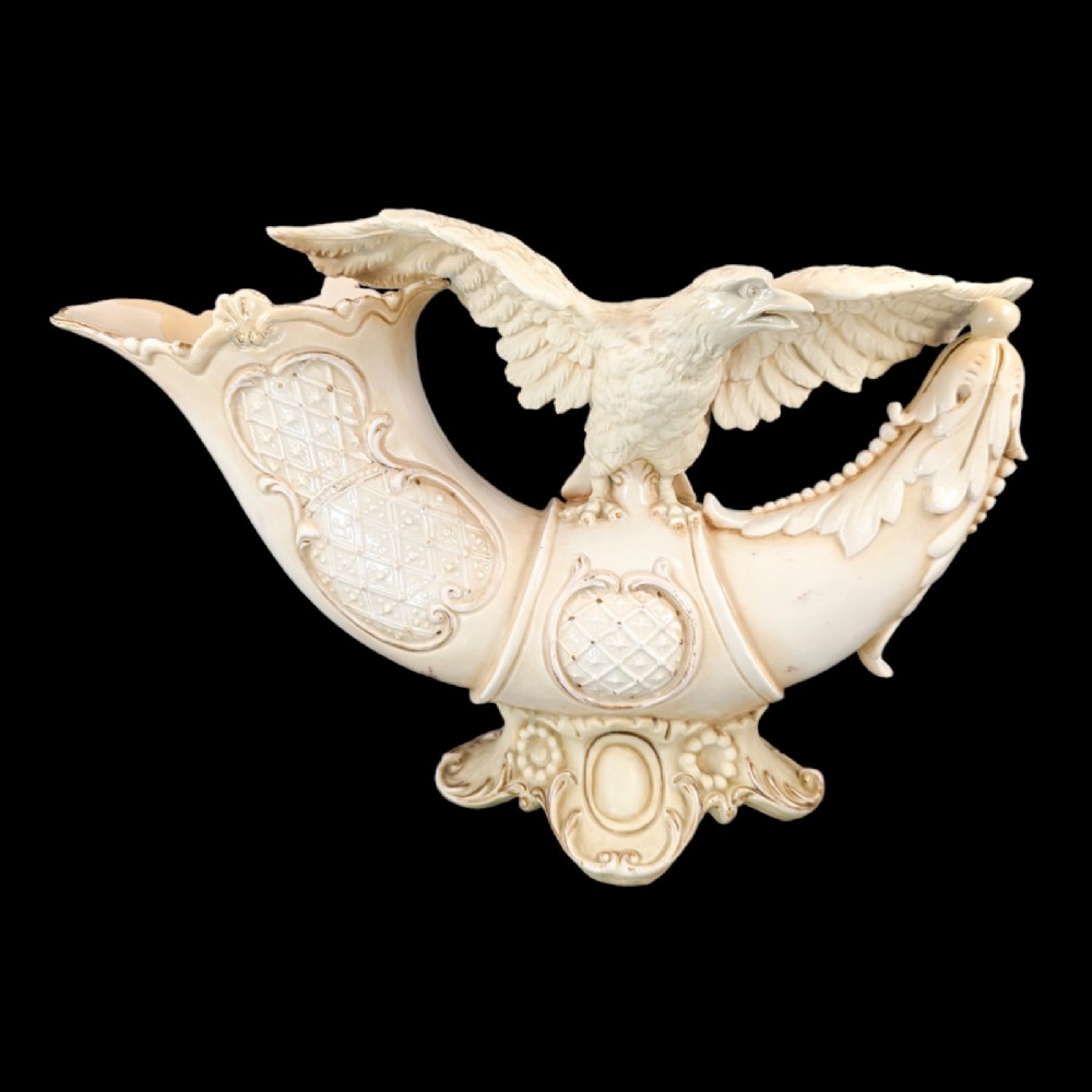 Antique Royal  Rudolstadt  vase  Eagle on Cornucopia, c.19 th