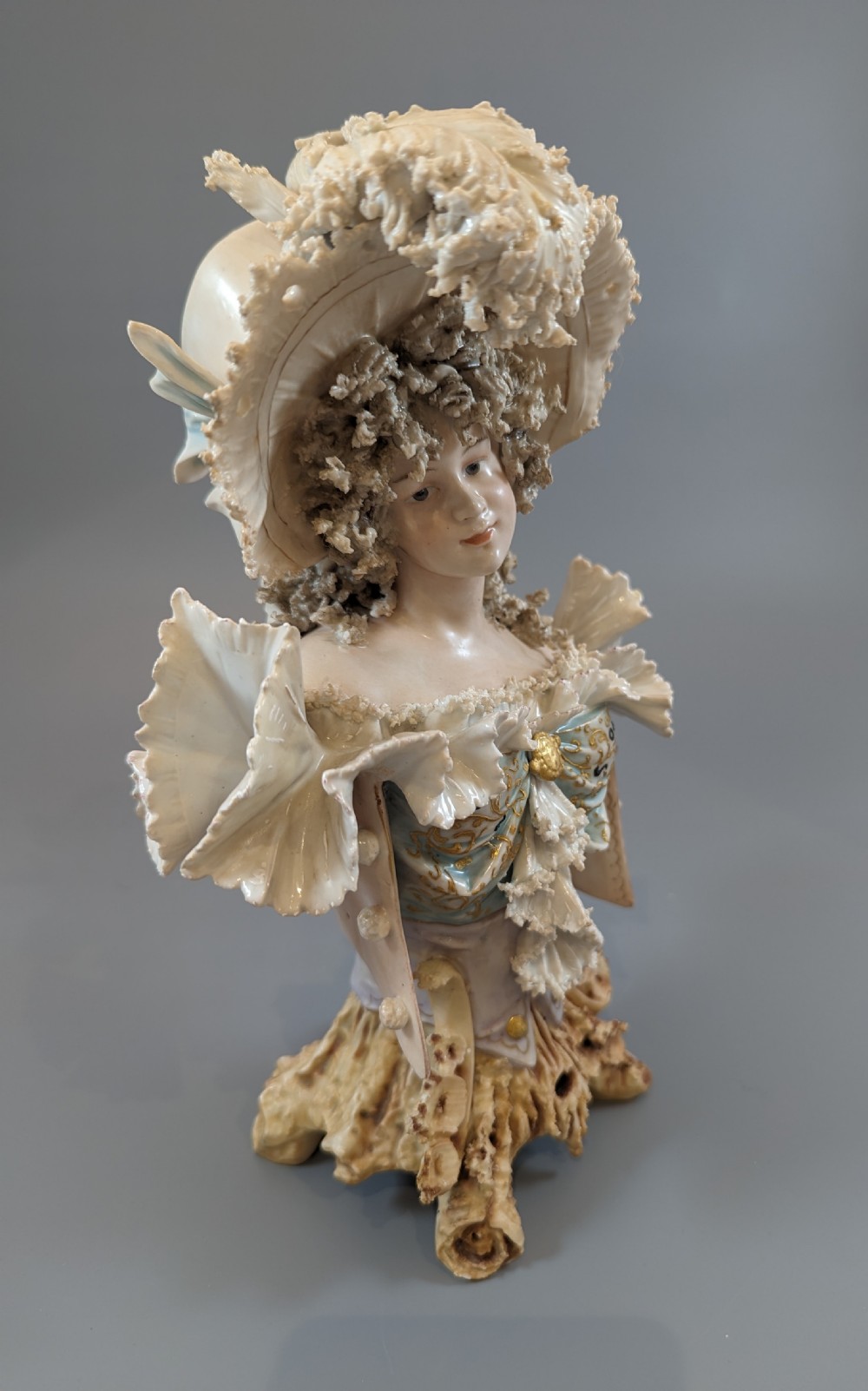 A pair of Stellmacher Porcelain Busts , Turn-Teplitz, Bohemia, Austria, circa 1900. View XV