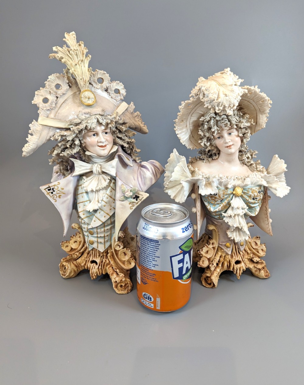 A pair of Stellmacher Porcelain Busts , Turn-Teplitz, Bohemia, Austria, circa 1900. View XVIII